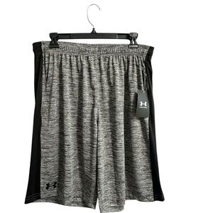 Under Armour Men's Gray and Black Athletic Shorts